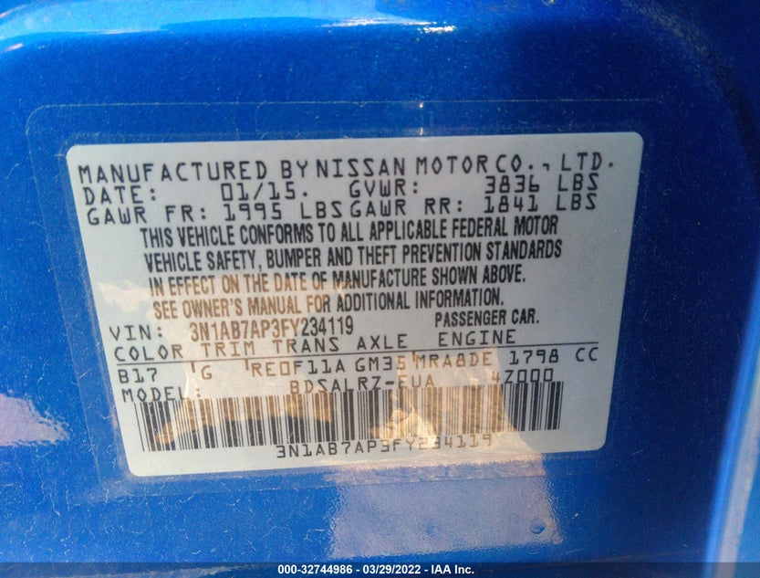 3N1AB7AP3FY234119