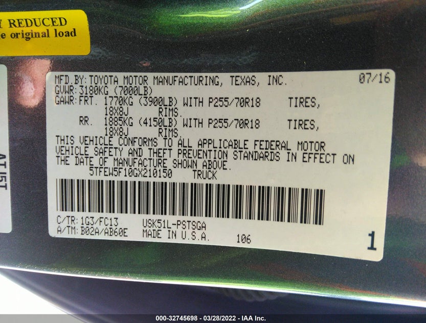 5TFEW5F10GX210150