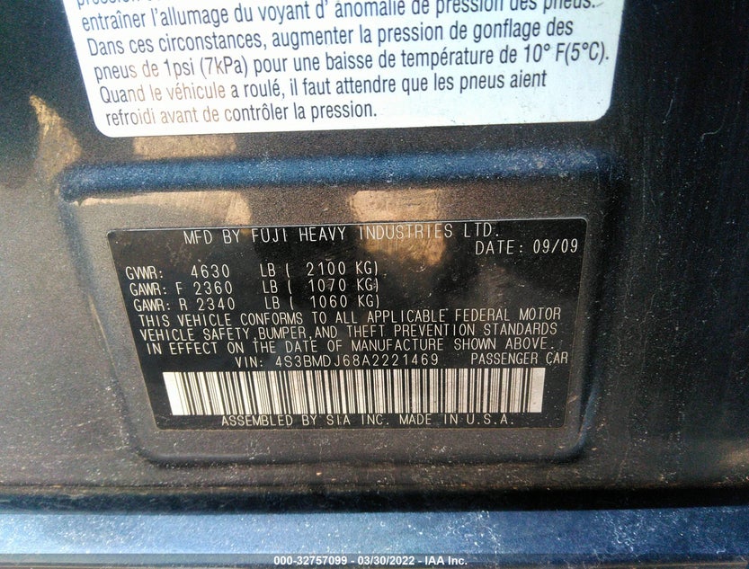 4S3BMDJ68A2221469