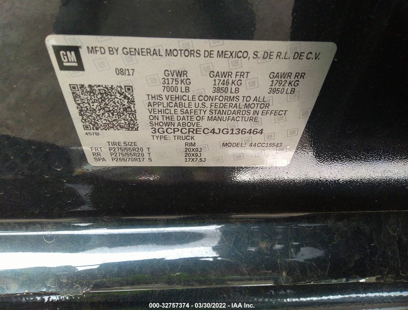 3GCPCREC4JG136464