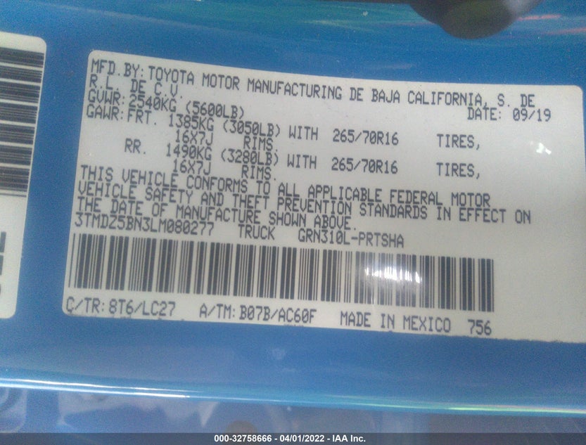 3TMDZ5BN3LM080277