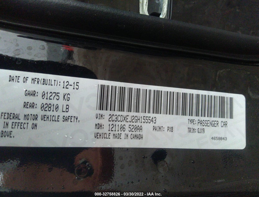 2C3CDXEJ2GH155543