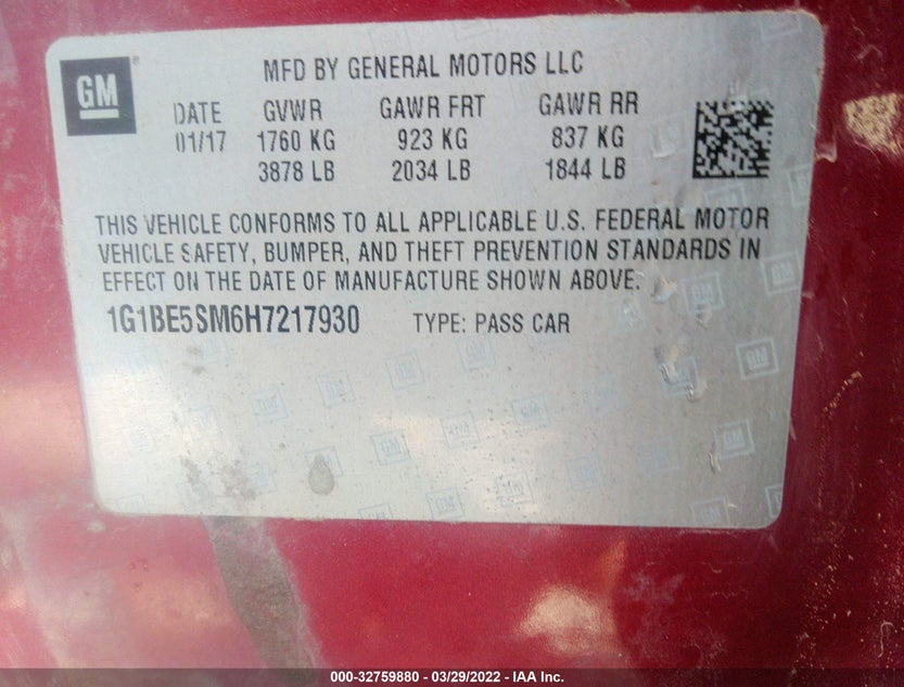 1G1BE5SM6H7217930
