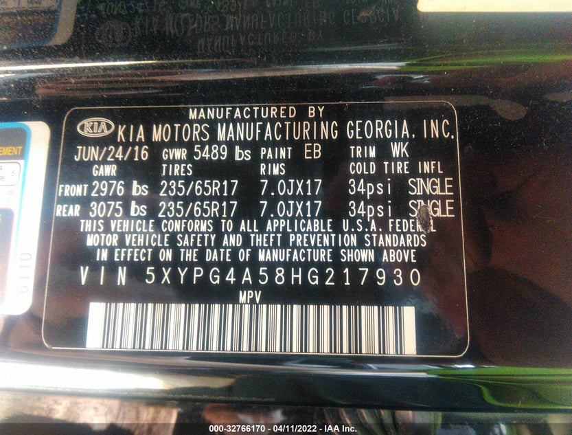 5XYPG4A58HG217930