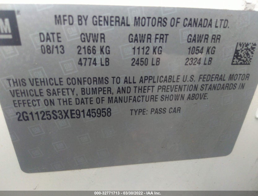 2G1125S3XE9145958
