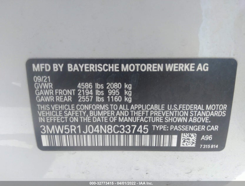 3MW5R1J04N8C33745