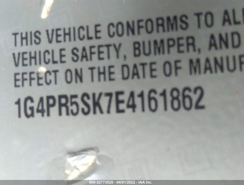 1G4PR5SK7E4161862