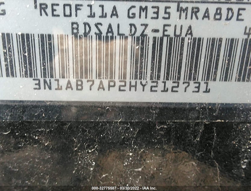 3N1AB7AP2HY212731