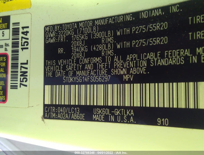 5TDKY5G14FS056297