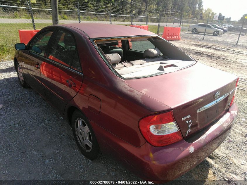 2003 Toyota Camry Le VIN: 4T1BF32K63U058842 Lot: 32788679