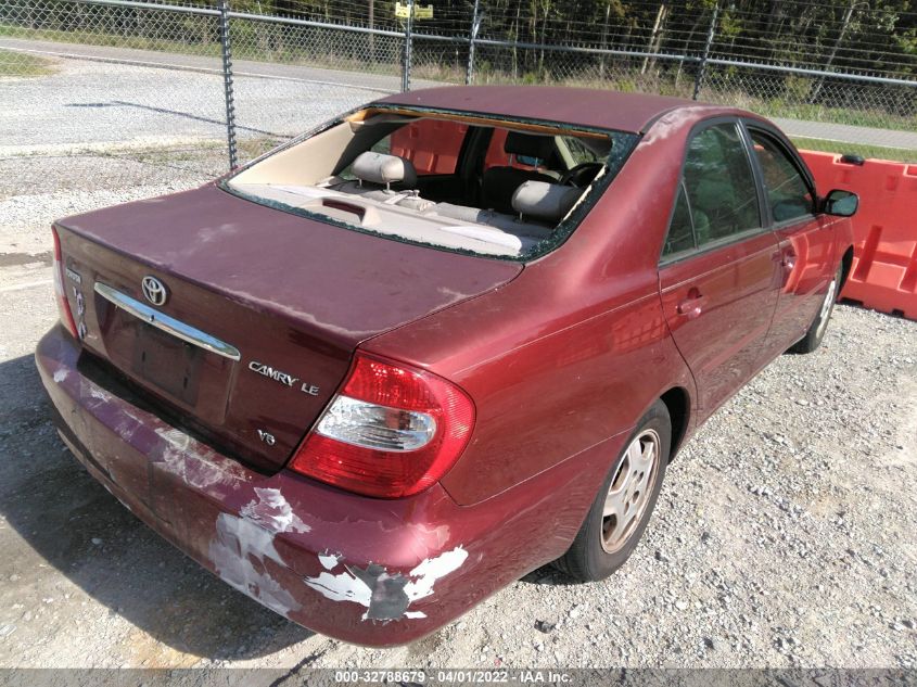 2003 Toyota Camry Le VIN: 4T1BF32K63U058842 Lot: 32788679