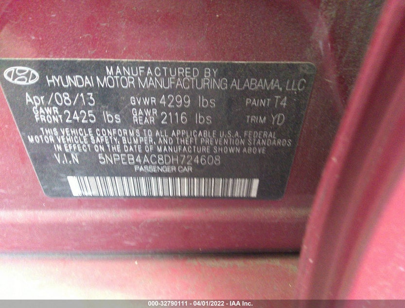 5NPEB4AC8DH724608