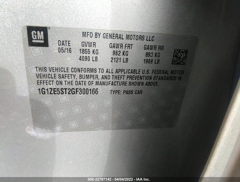 1G1ZE5ST2GF300166