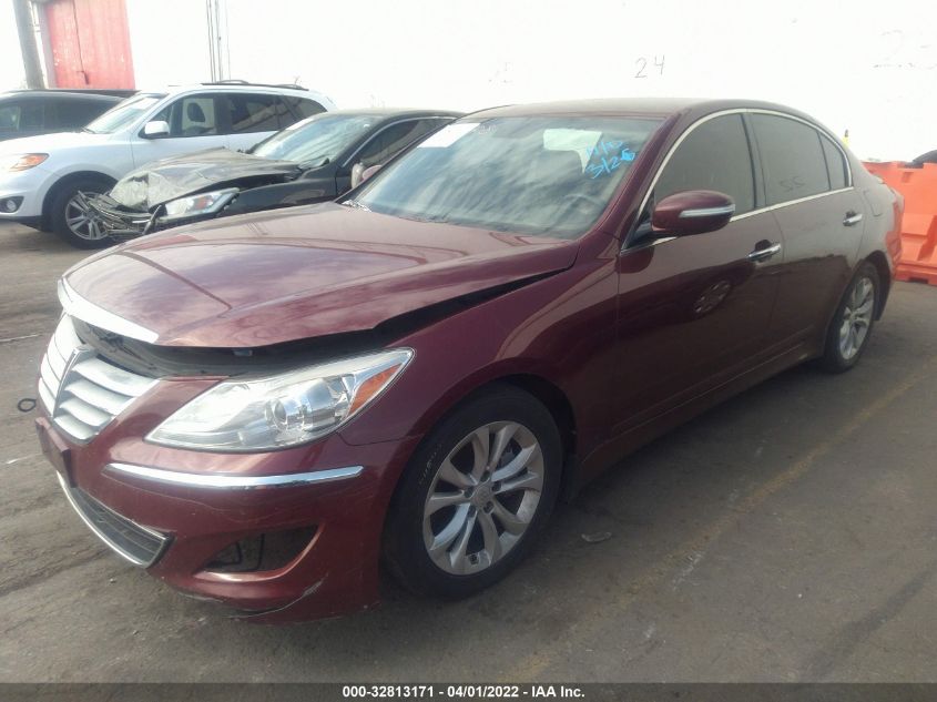 2013 Hyundai Genesis 3.8 VIN: KMHGC4DD3DU227607 Lot: 32813171