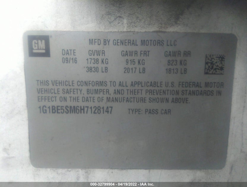 1G1BE5SM6H7128147