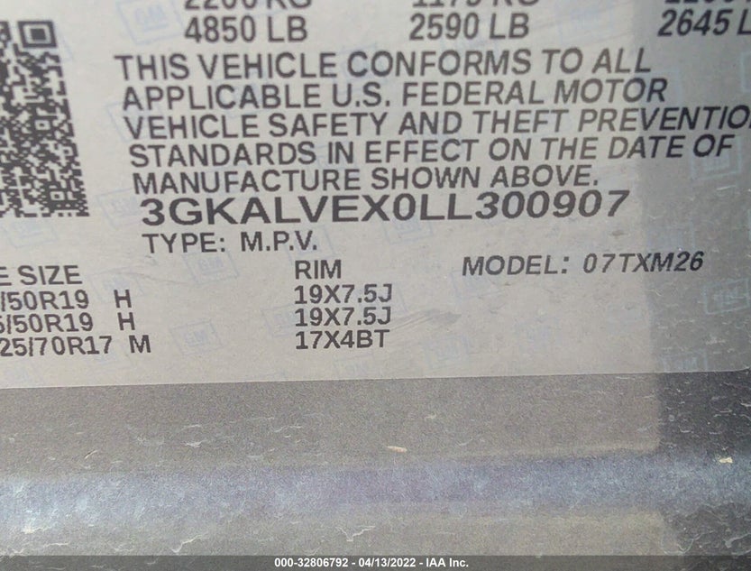 3GKALVEX0LL300907