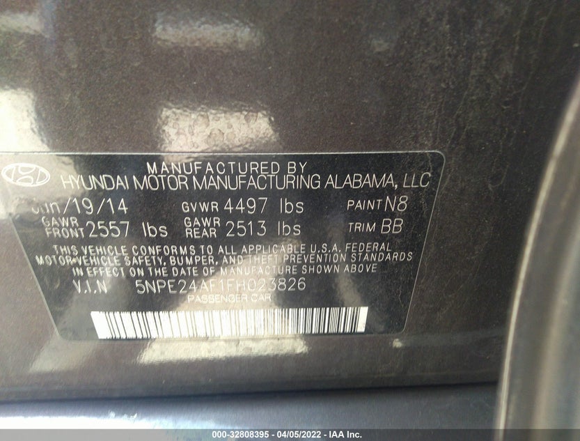 5NPE24AF1FH023826