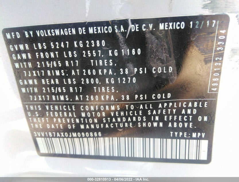 3VV1B7AX0JM090866