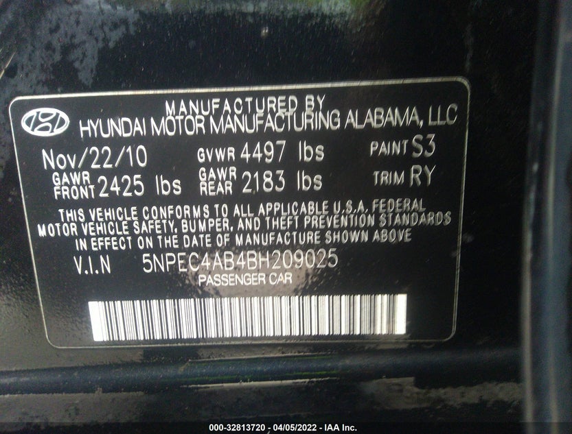 5NPEC4AB4BH209025