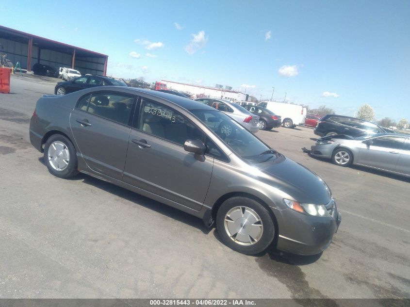 2006 Honda Civic Hybrid VIN: JHMFA36226S029643 Lot: 32815443