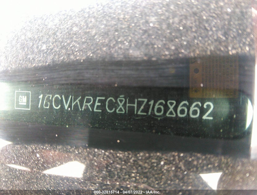 1GCVKREC8HZ168662