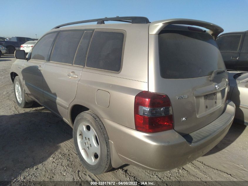 2004 Toyota Highlander Limited V6 VIN: JTEDP21A140018749 Lot: 32817672