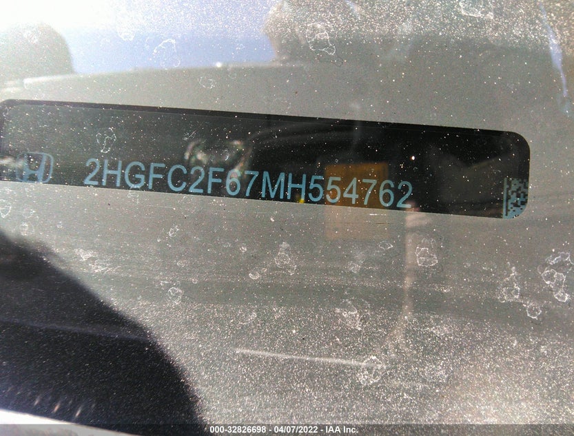 2HGFC2F67MH554762