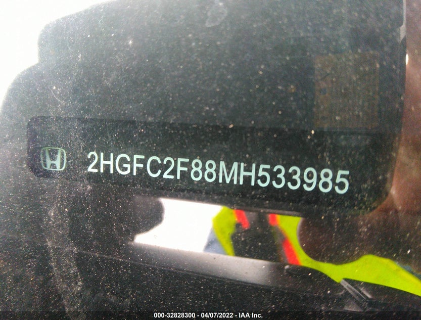 2HGFC2F88MH533985