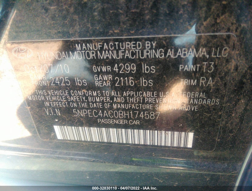 5NPEC4AC0BH174587