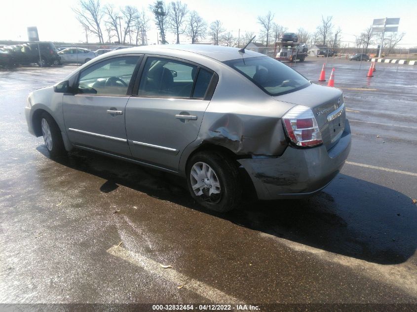 2010 Nissan Sentra 2.0S VIN: 3N1AB6APXAL691574 Lot: 32832454