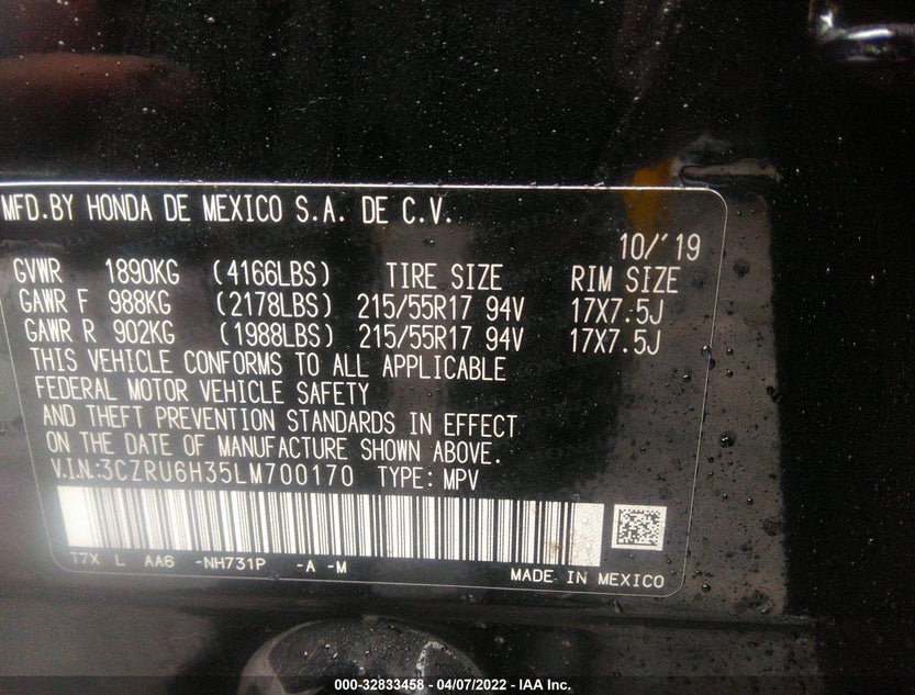 3CZRU6H35LM700170