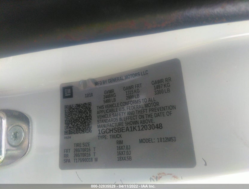 1GCHSBEA1K1203048