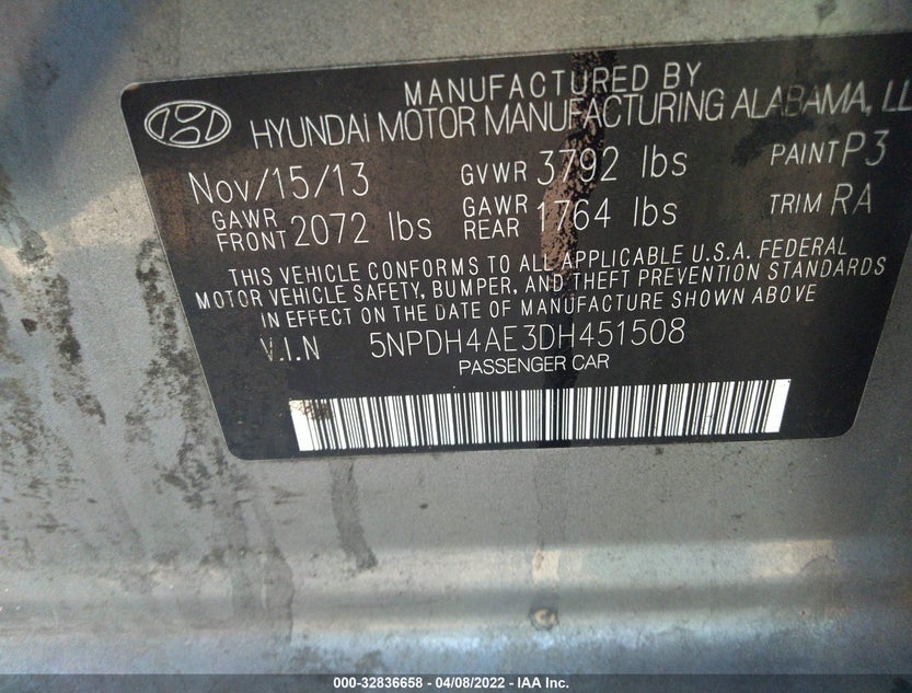 5NPDH4AE3DH451508