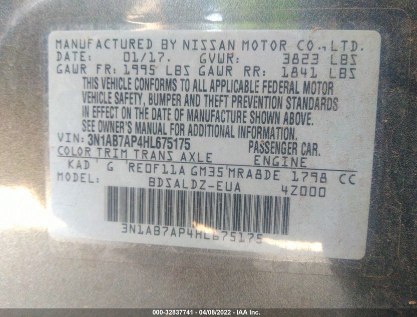 3N1AB7AP4HL675175