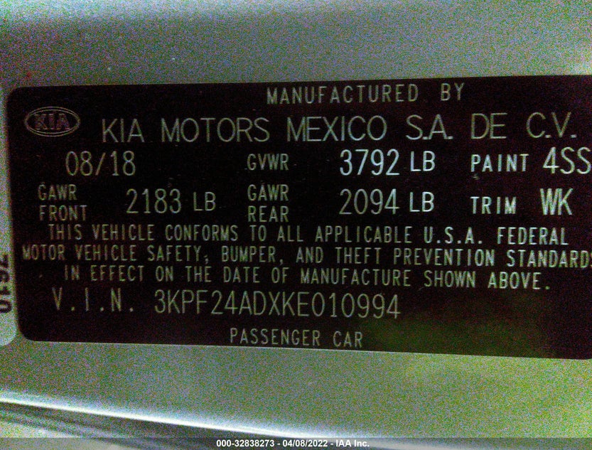 3KPF24ADXKE010994