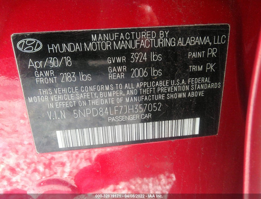 5NPD84LF7JH357052
