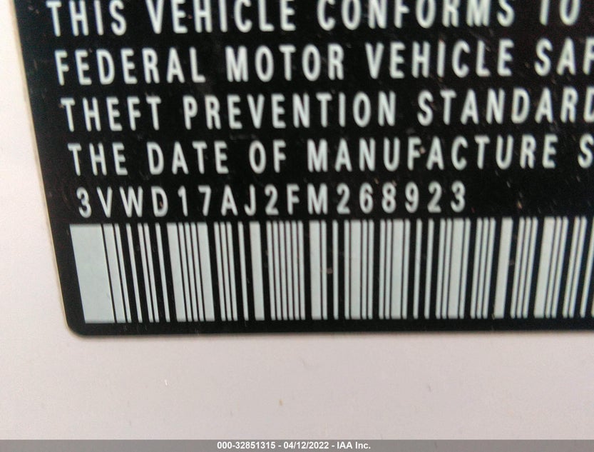 3VWD17AJ2FM268923