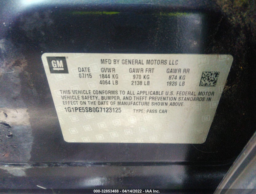1G1PE5SB0G7123125