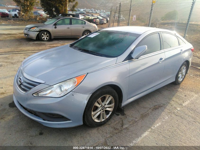 2014 Hyundai Sonata Gls VIN: 5NPEB4AC0EH907163 Lot: 32871814