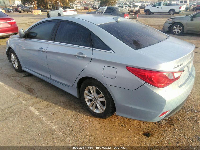 2014 Hyundai Sonata Gls VIN: 5NPEB4AC0EH907163 Lot: 32871814