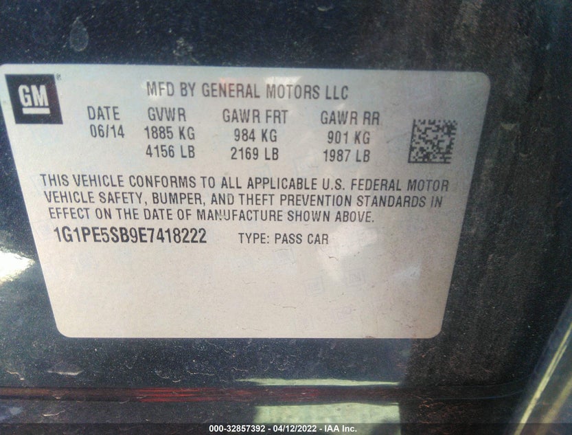 1G1PE5SB9E7418222