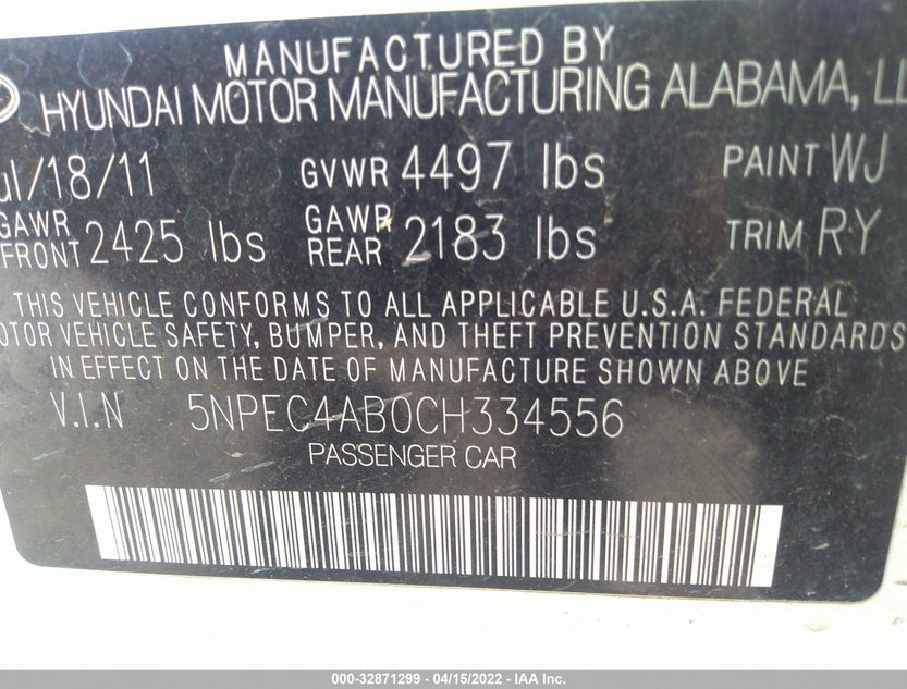5NPEC4AB0CH334556