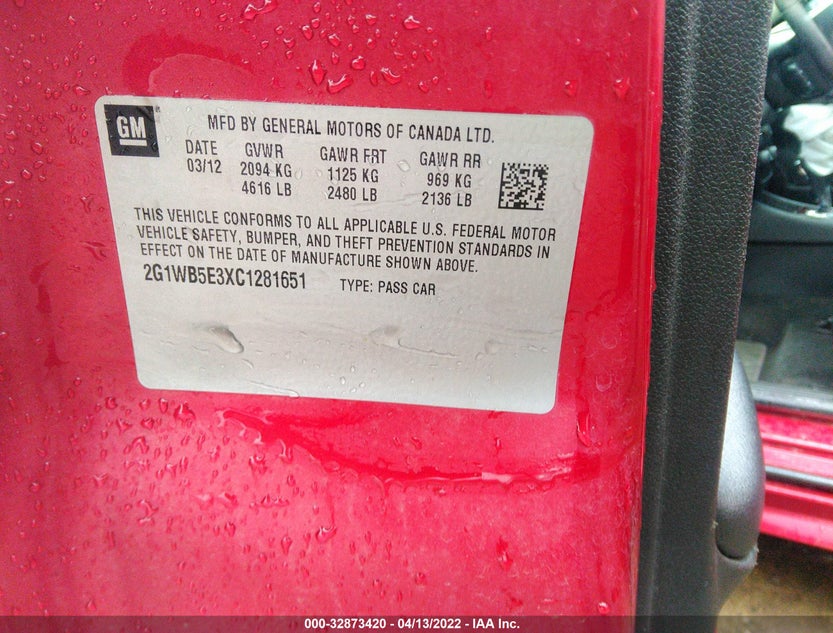 2G1WB5E3XC1281651