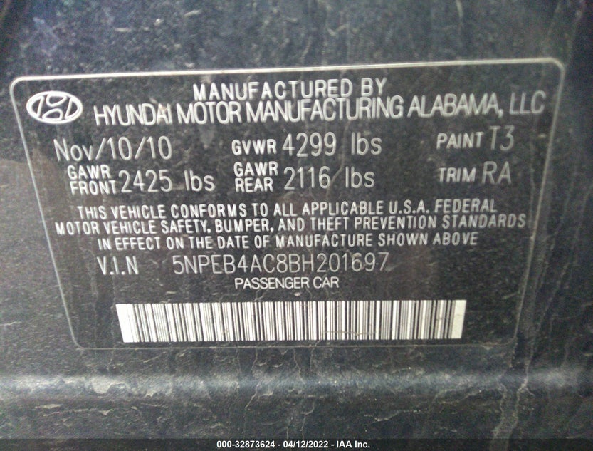 5NPEB4AC8BH201697