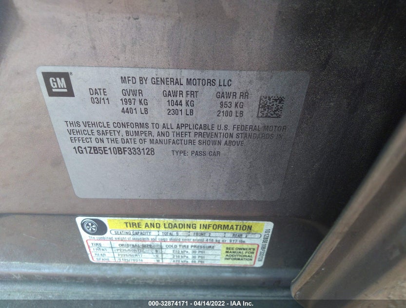 1G1ZB5E10BF333128