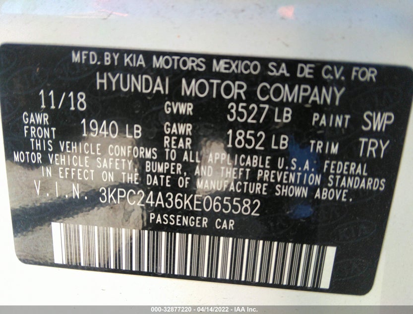 3KPC24A36KE065582