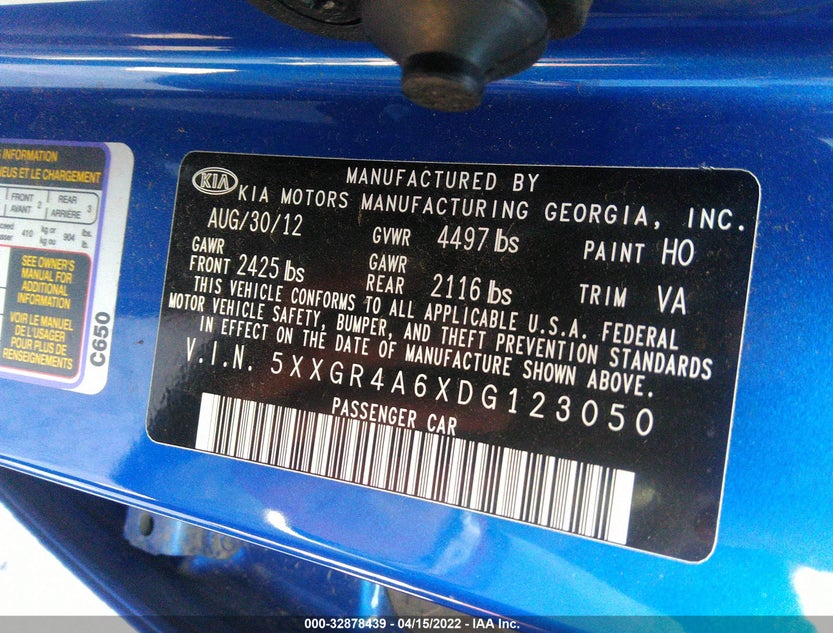 5XXGR4A6XDG123050