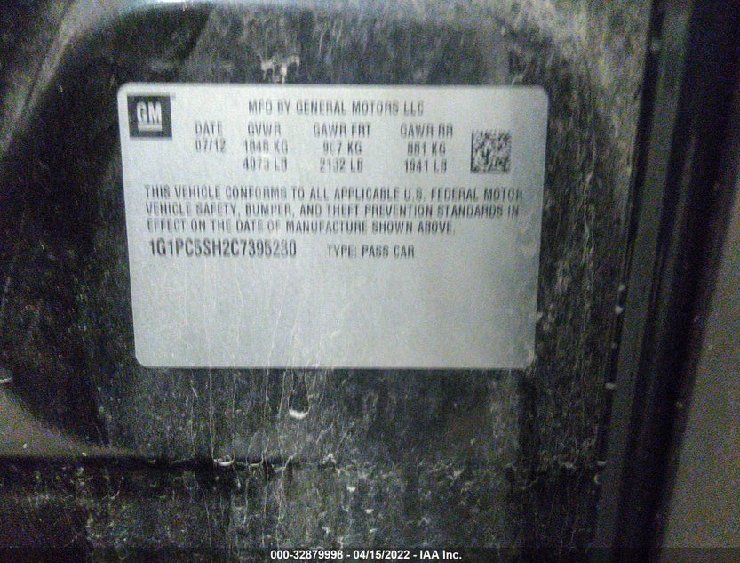 1G1PC5SH2C7395230