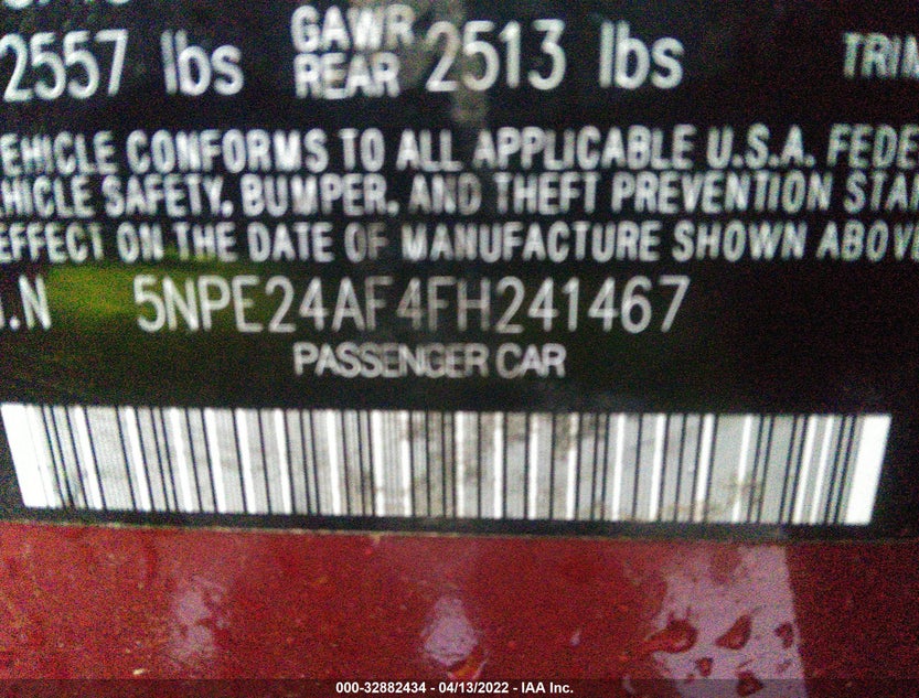 5NPE24AF4FH241467