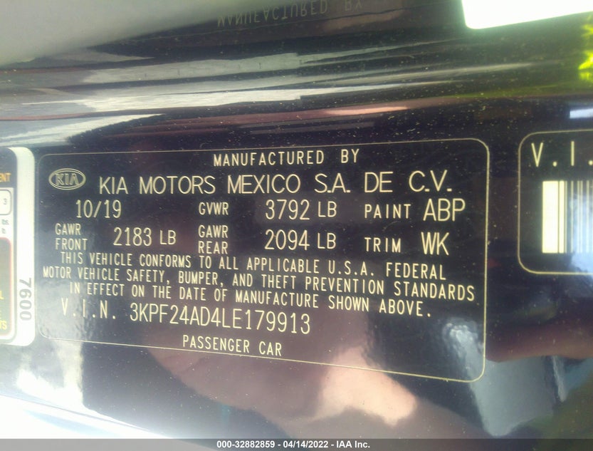 3KPF24AD4LE179913
